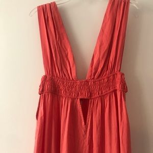Deep V Maxi with Cut Outs